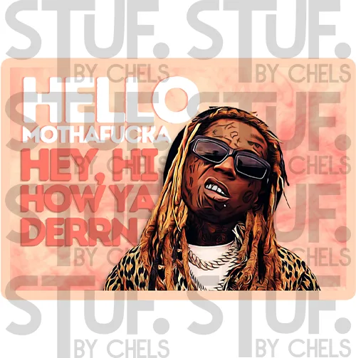 Lil Wayne 'Hello Mothaf*cka' Keychain - Image 3