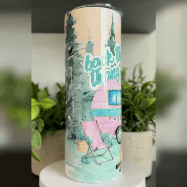 'Back That Thang Up' Camping Stainless Steel Tumbler - Image 2