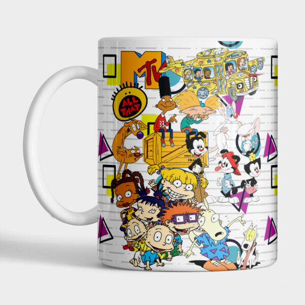 90's Kid Cartoon Ceramic Mug