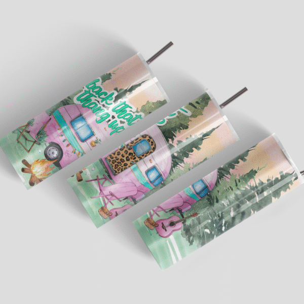 'Back That Thang Up' Camping Stainless Steel Tumbler - Image 4