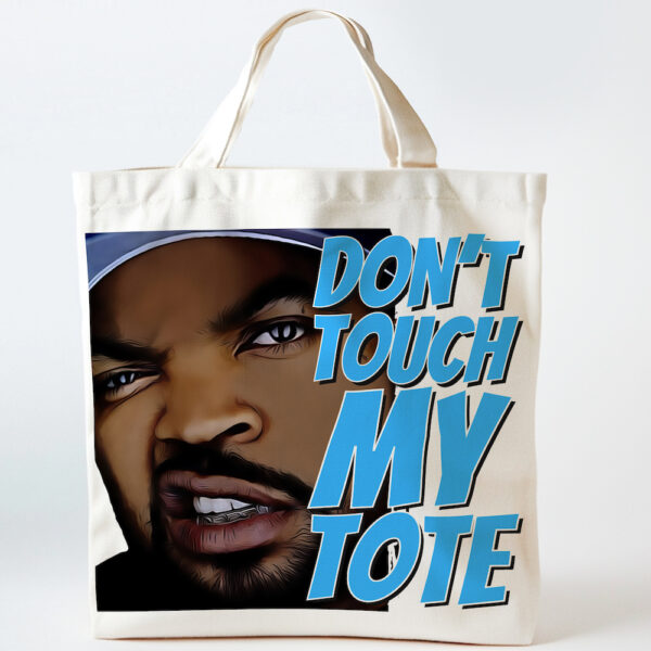 Ice Cube 'Don't Touch My Tote' Mini Canvas Tote Bag