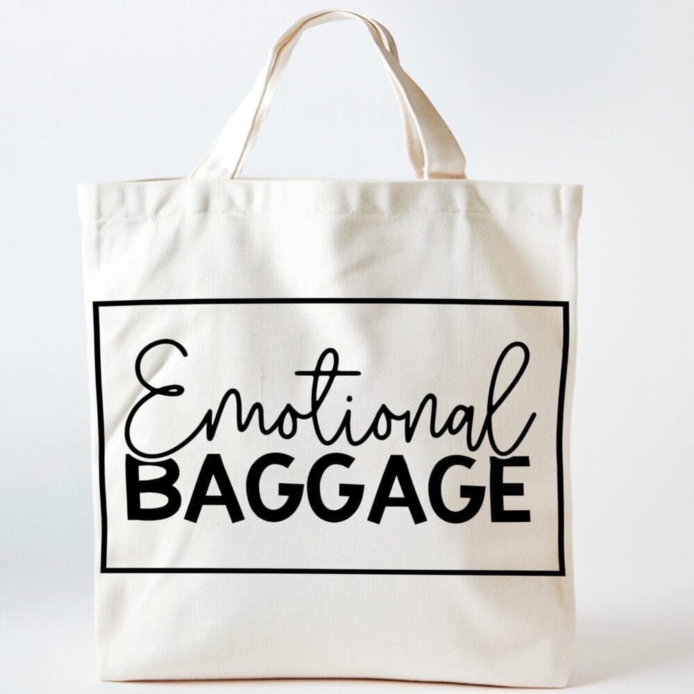 Emotional Baggage Mini Canvas Tote Bag