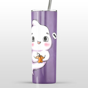 Cute Ghost Halloween Stainless Steel Tumbler