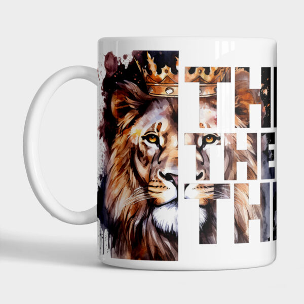 'The Man, The King, The Legend' Lion Ceramic Mug