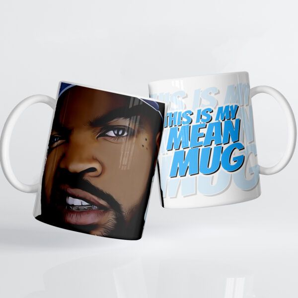 Ice Cube 'This is My Mean Mug' Ceramic Mug - Image 3