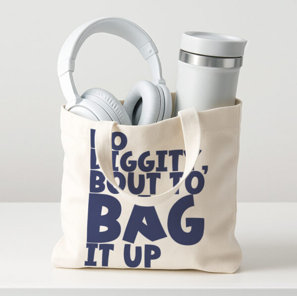 'No Diggity' Mini Canvas Tote Bag - Image 2
