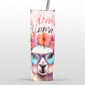 'No Drama Llama' Stainless Steel Tumbler