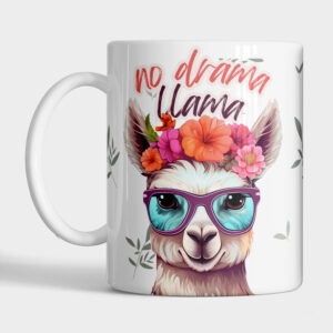 'No Drama Llama' Ceramic Mug