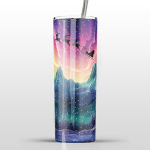 Winter Northern Lights Stainless Steel Tumbler