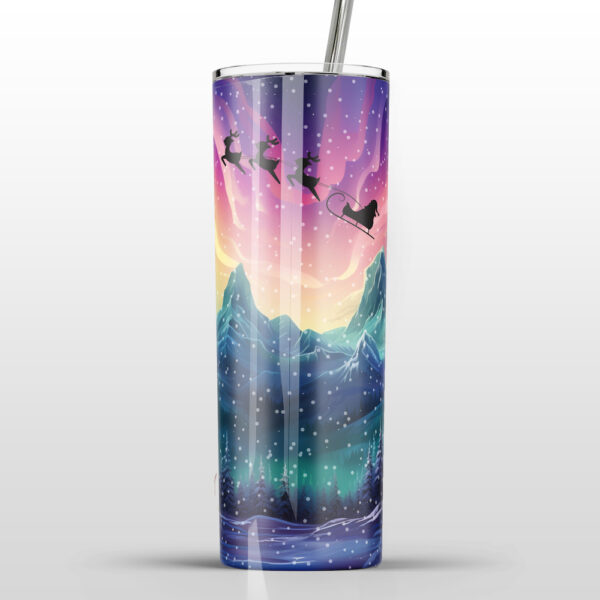Winter Northern Lights Stainless Steel Tumbler