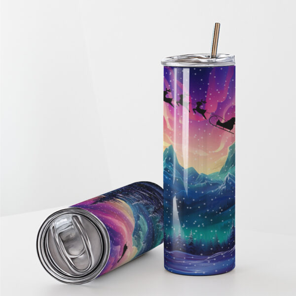 Winter Northern Lights Stainless Steel Tumbler - Image 6