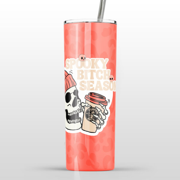 Spooky Bitch Season Stainless Steel Tumbler