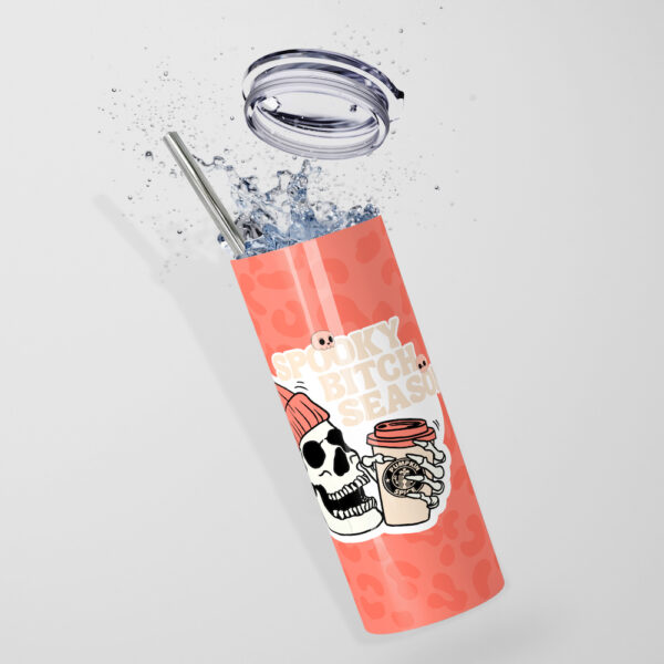 Spooky Bitch Season Stainless Steel Tumbler - Image 5