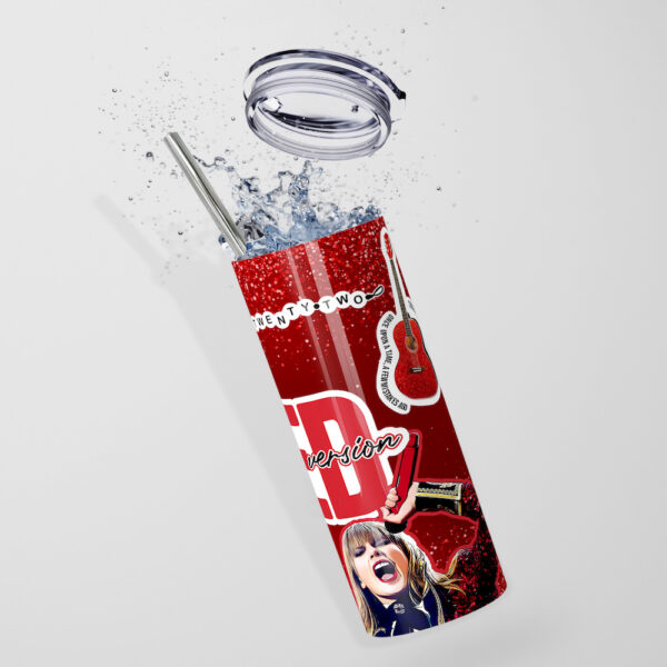 TS Red Era Spotify Activated Stainless Steel Tumbler - Image 5