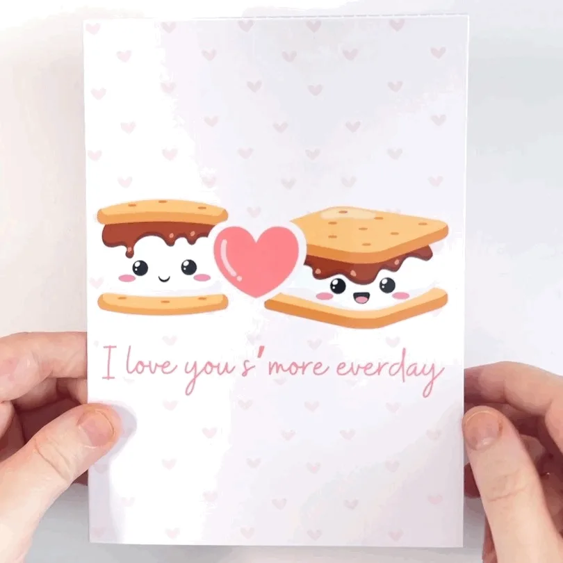 'I Love You S'more Everyday' Greeting Card - Image 2