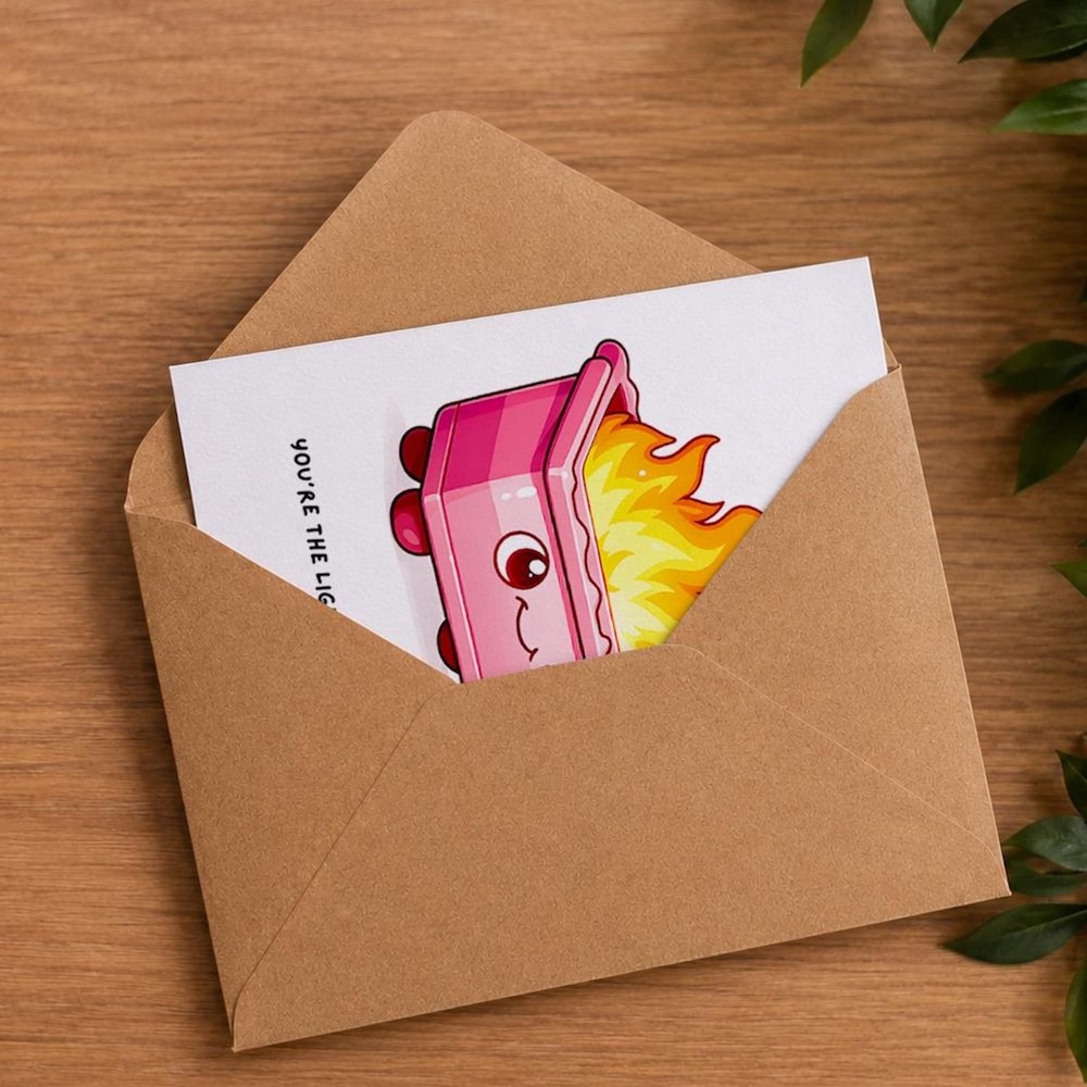 'You're the Light of my Life' Dumpster Fire Card - Image 5