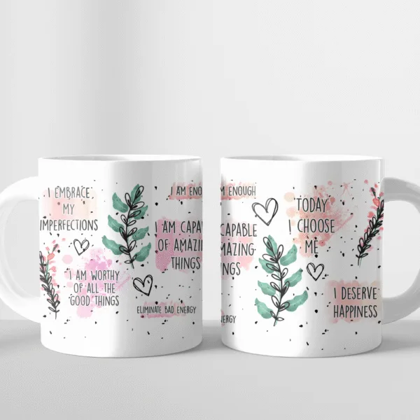 Boho Self Love & Inspiration 15oz Ceramic Mug