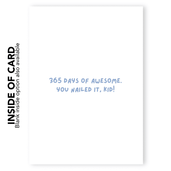 'Have A One-derful Birthday' 1 Year Birthday Card - Image 2