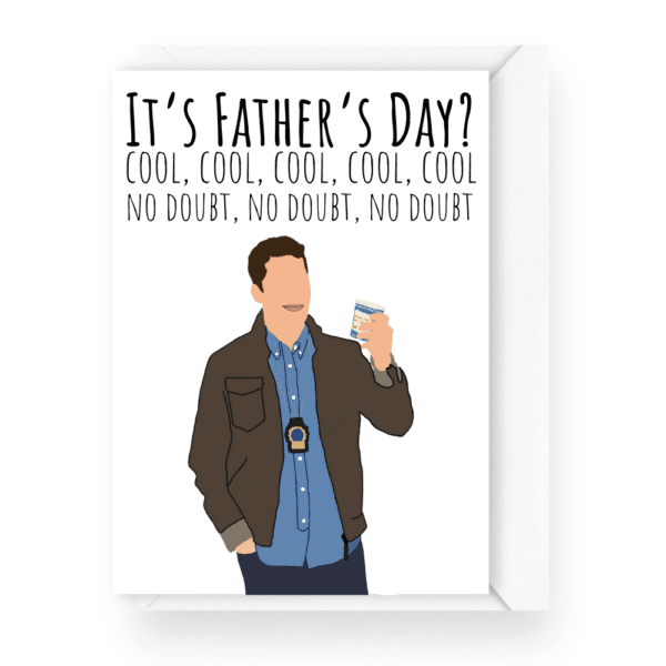Brooklyn 99 TV Show Inspired Fathers Day Card