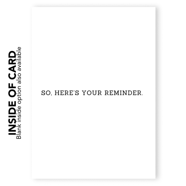 You're a Baddie Greeting Card - Image 2