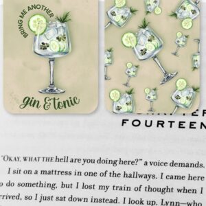 Bring Me Another Gin & Tonic Bookmarks Set of 2