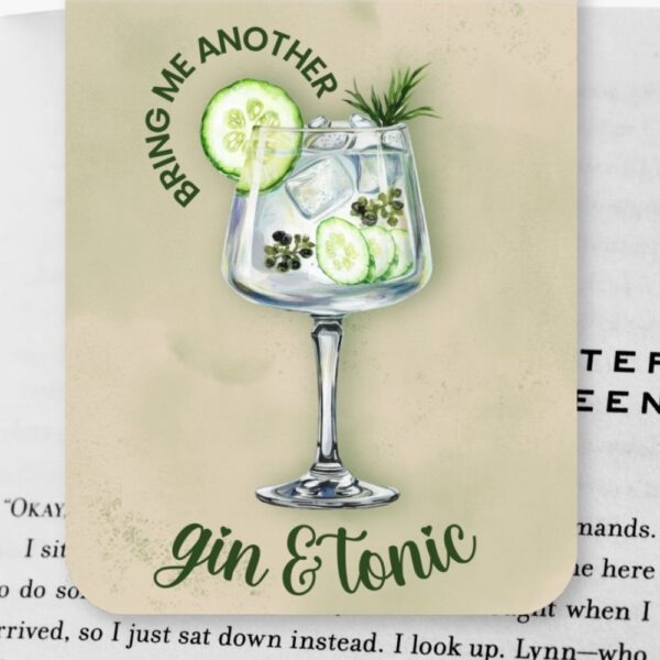 Bring Me Another Gin & Tonic Bookmarks Set of 2 - Image 2