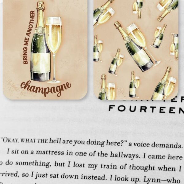 Bring Me Another Champagne Bookmarks Set of 2