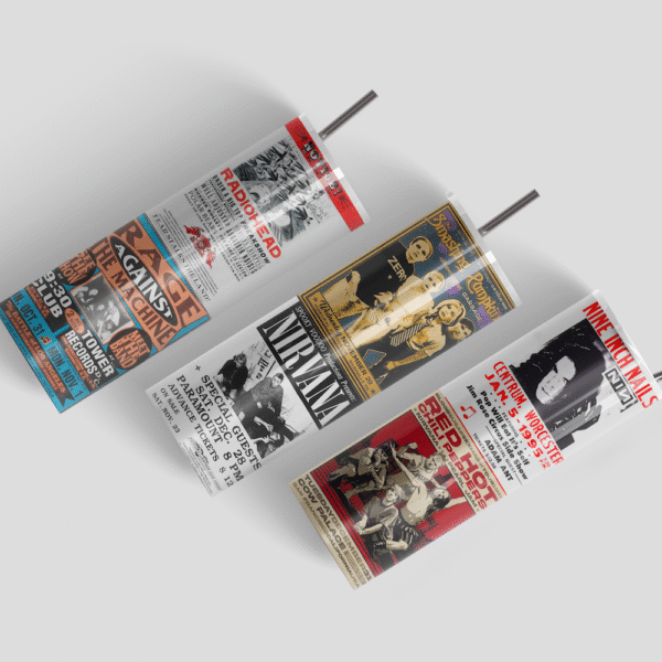 Classic Alternative Concert Posters Stainless Steel Tumbler - Image 4
