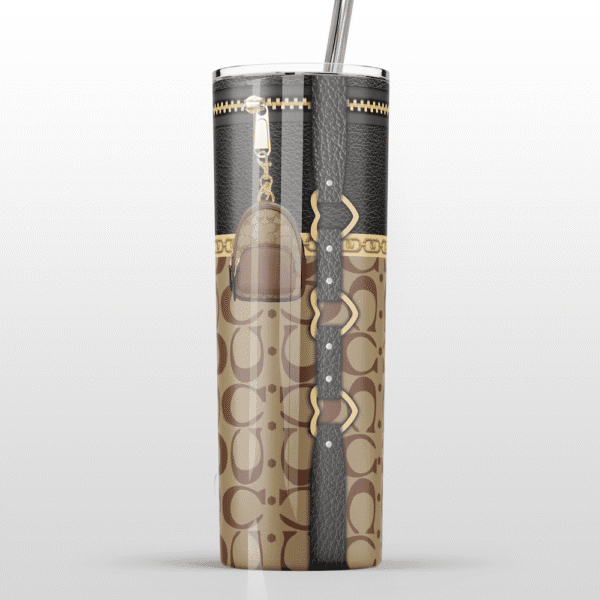 Coach Bag Stainless Steel Tumbler