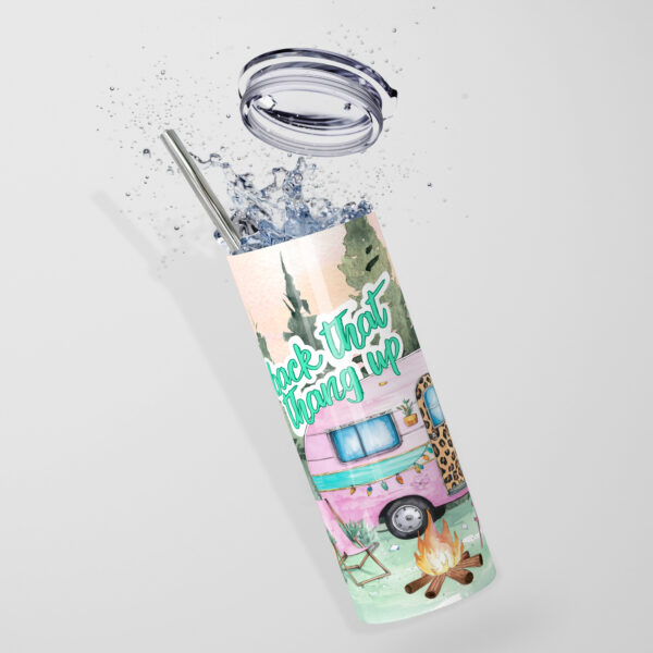 'Back That Thang Up' Camping Stainless Steel Tumbler - Image 6