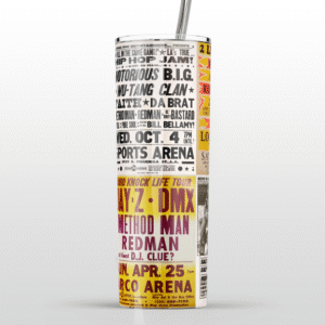Classic Hip Hop Concert Posters Stainless Steel Tumbler