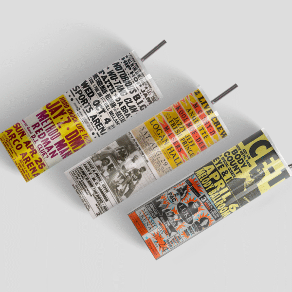Classic Hip Hop Concert Posters Stainless Steel Tumbler - Image 4