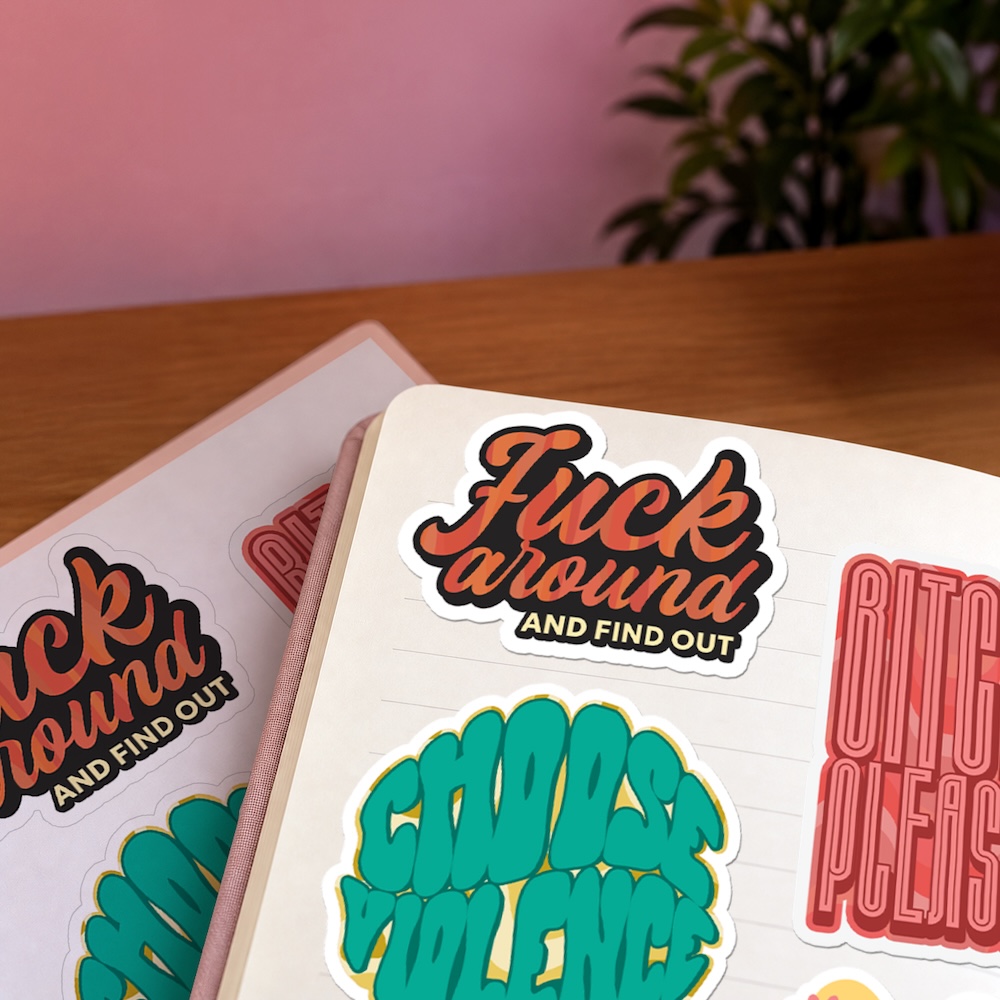 Retro Vulgar Sticker Sheet - Image 3