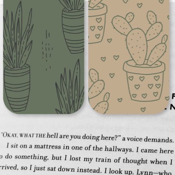 Boho Plant Bookmarks Set of 2