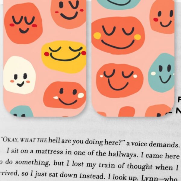Smiley Faces Bookmarks Set of 2