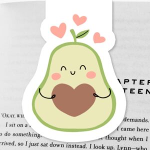 Adorable Avocado Magnetic Bookmark