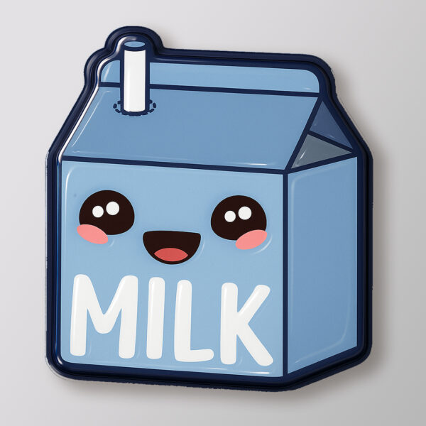 Kawaii Milk and Cookies Shoe Charms Set - Image 3