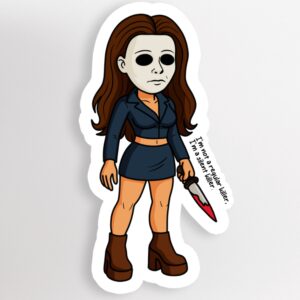 Killer Dollz Michael Myers-Inspired Halloween Sticker