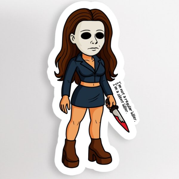 Killer Dollz Michael Myers-Inspired Halloween Sticker