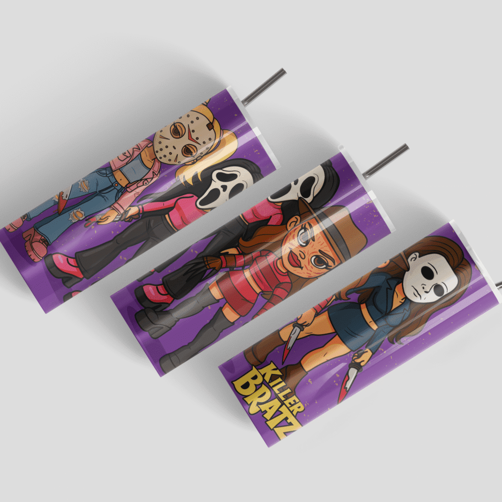 Killer Dollz Horror-Inspired Halloween Stainless Steel Tumbler