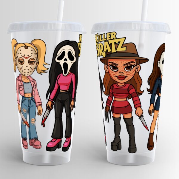 Killer Dollz Horror-Inspired Halloween Plastic Cold Cup - Image 3