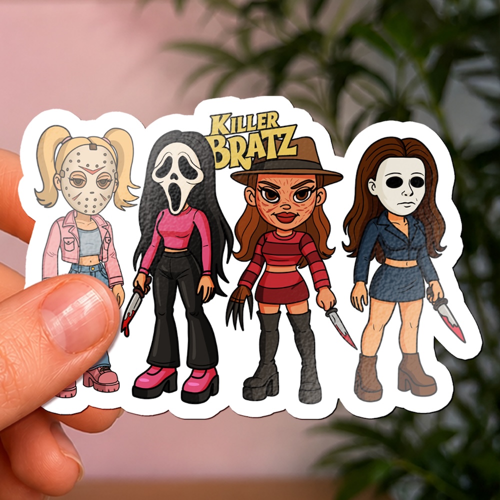 Killer Dollz Horror-Inspired Halloween Stickers