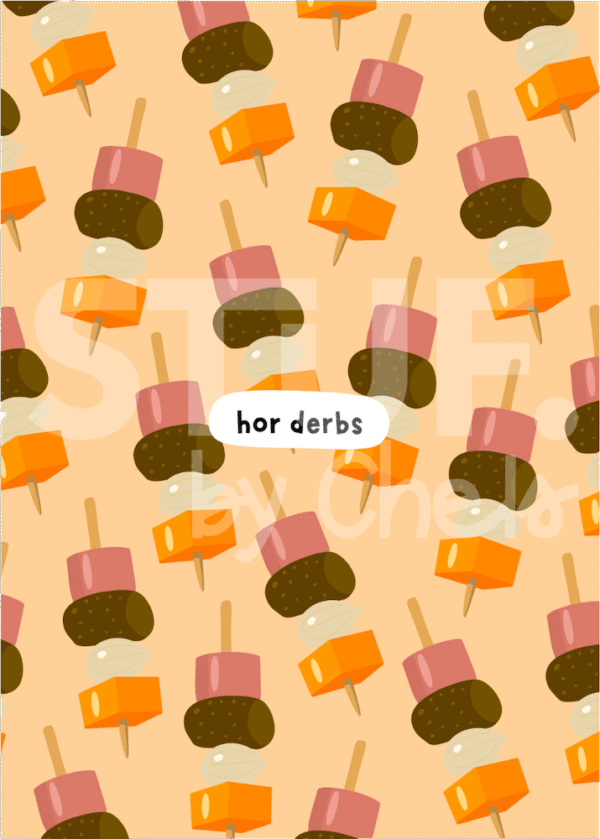 Newfoundland "Hor Derbs" Appetizer Art Print - Image 4