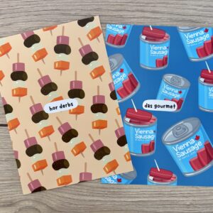 Newfoundland "Hor Derbs" and Vienna Sausages Art Prints - Set of 2
