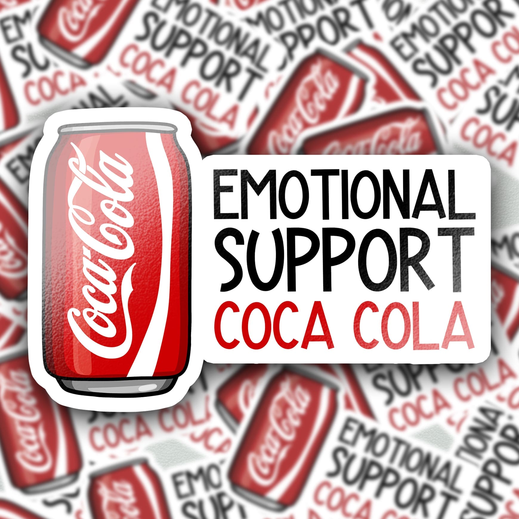 Emotional Support Diet Coke, Coca Cola, Coke Zero Stickers - Image 6