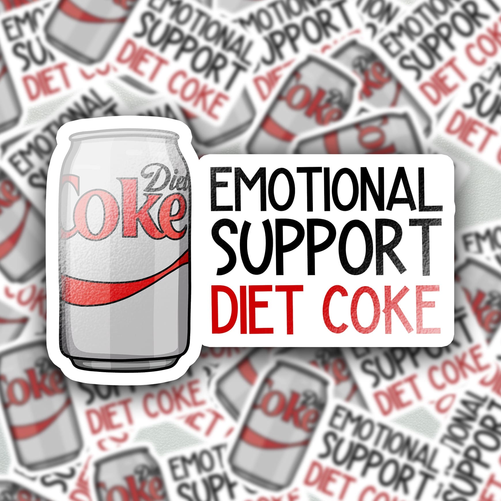 Emotional Support Diet Coke, Coca Cola, Coke Zero Stickers - Image 4