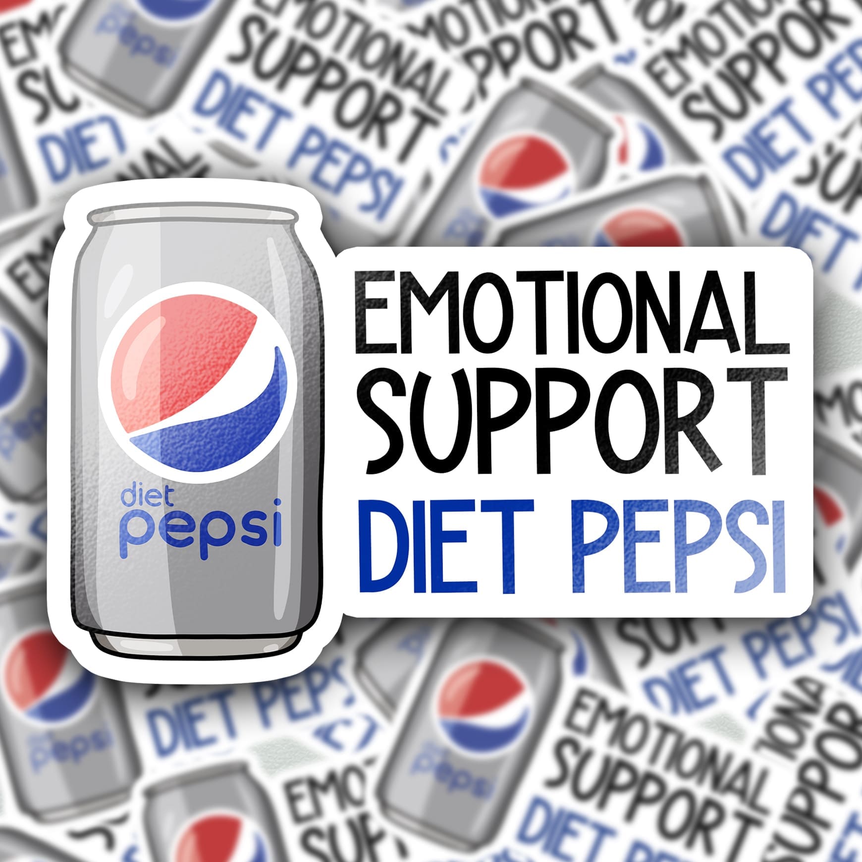 Emotional Support Diet Pepsi, Pepsi Cola Stickers - Image 4