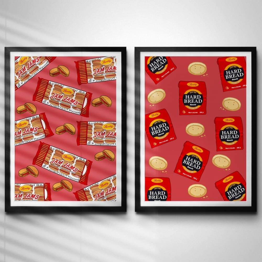 Newfoundland Purity Jam Jams and Hard Bread Art Prints