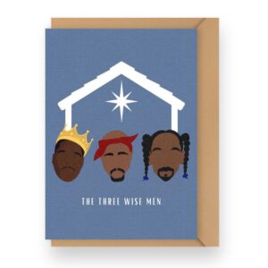 The Three Wisemen Hip-hop Legends Christmas Holiday Card