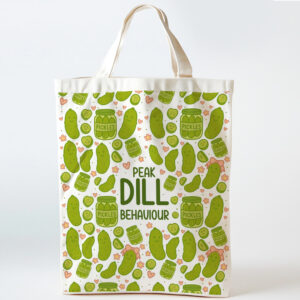 Merry Chrispickle Pickle Lover Holiday Tote Bag (Copy)